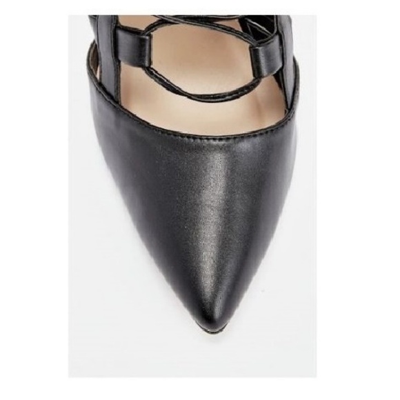 JUSTFAB ESPERANZA KNEE HIGH STRAPPY PUMP - BLACK SIZE 10M (NEW WITH TAGS) - Picture 4 of 5